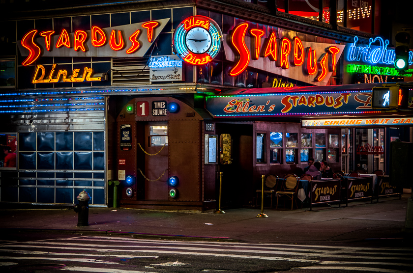 
Ellen’s Stardust Diner in Times Square | Photo by John Fitzgerald

