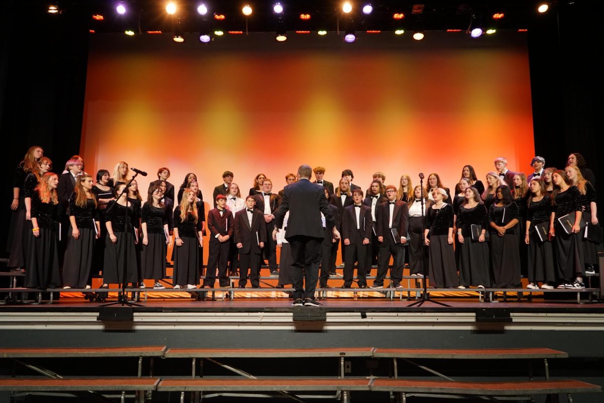 The Portsmouth High School Choir, performing at Seacoast Choral Festival in October 2023 | Photo donated by Nathan Wotton