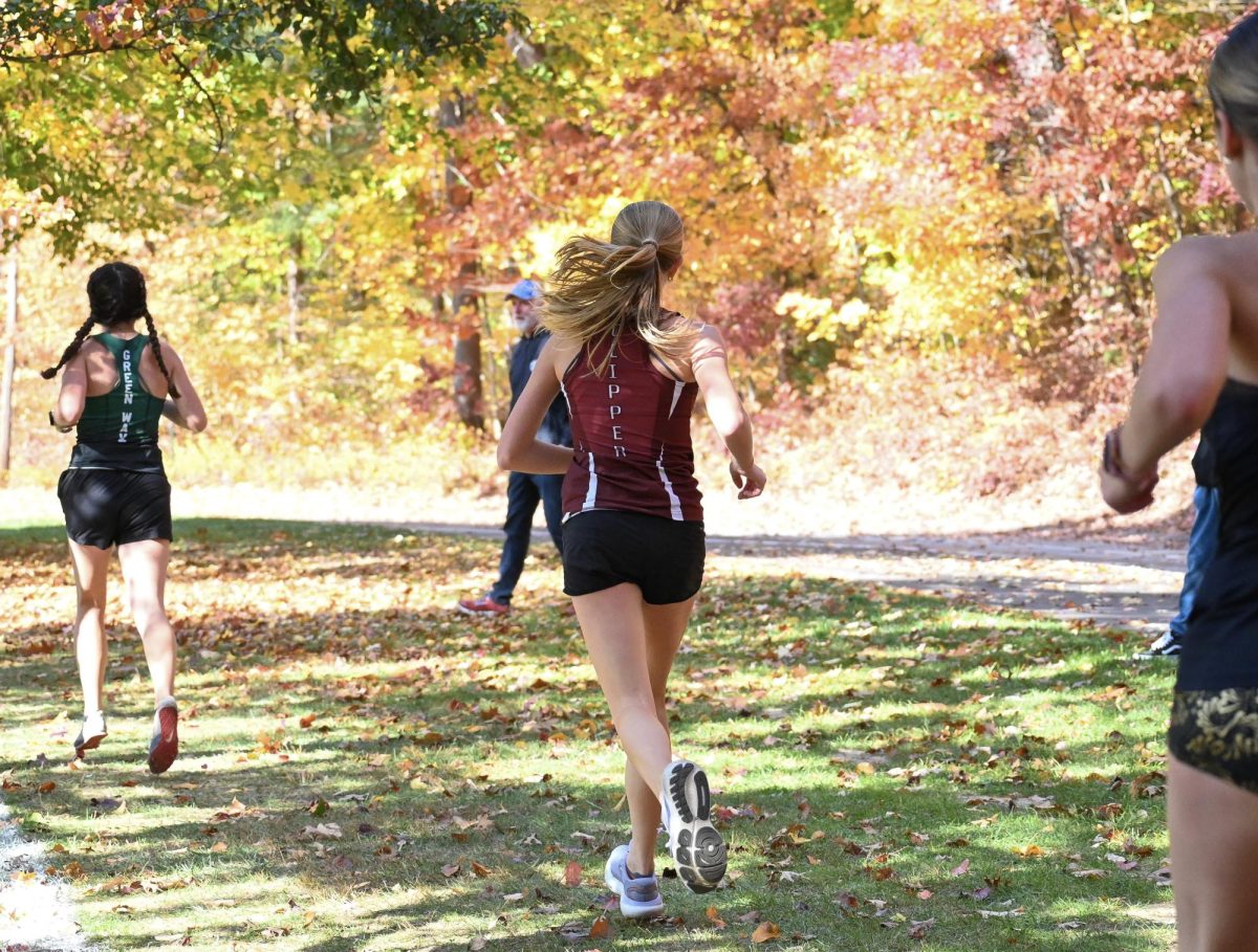 Photo of Portsmouth High School cross country runners taken on October 26, 2025, by Margaret Callahan