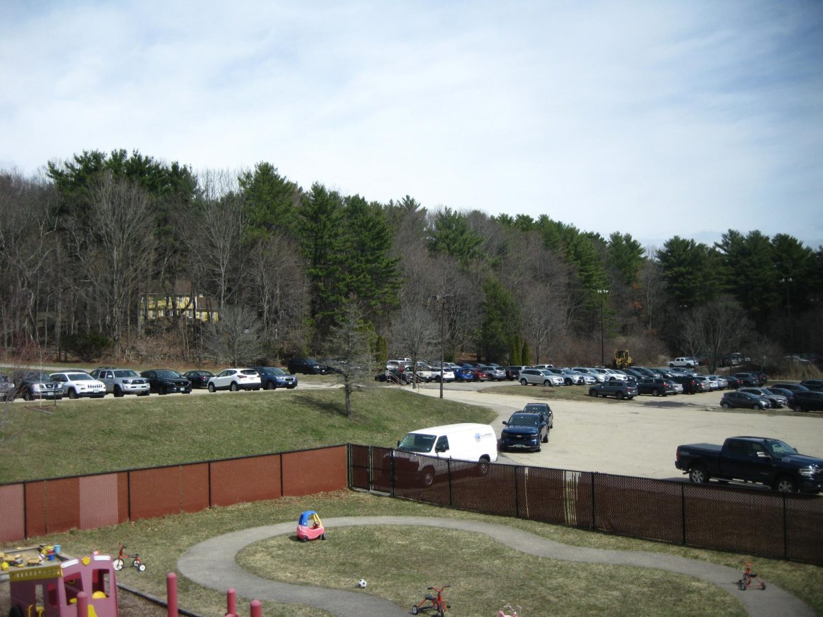 Student and staff parking lot at PHS.