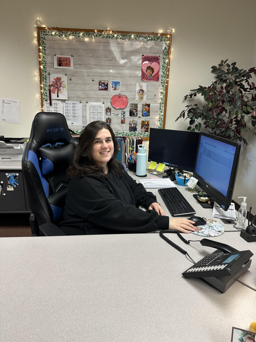 Laura Harville's first day working at PHS.