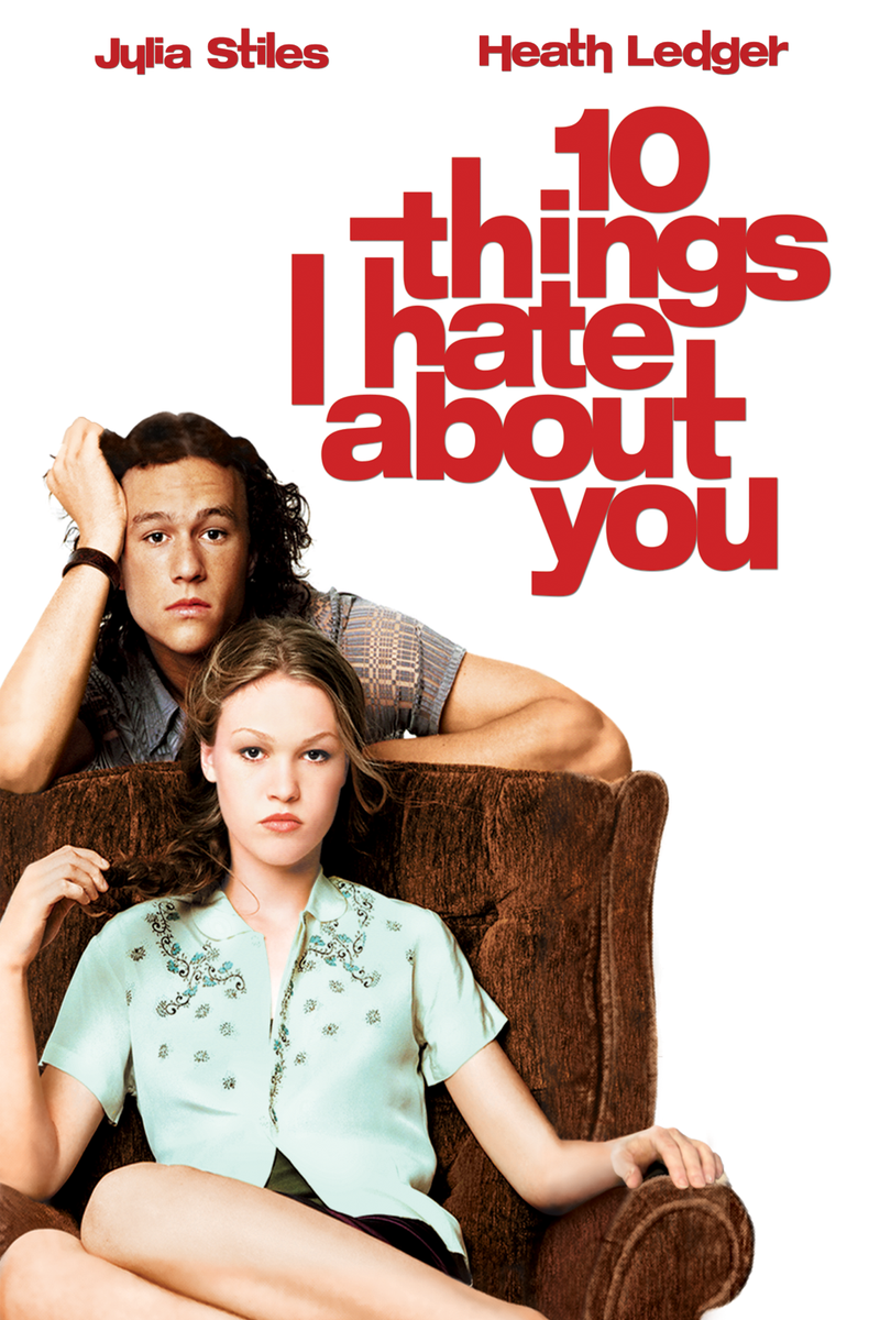Movie poster of "10 Things I Hate About You".